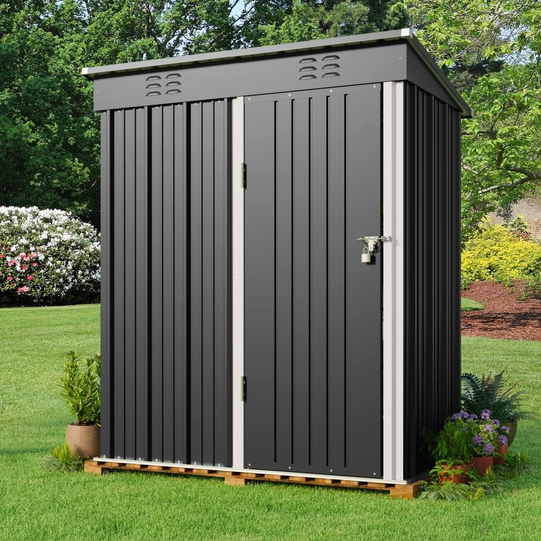 gizoon 5 'x 3 outdoor storage shed