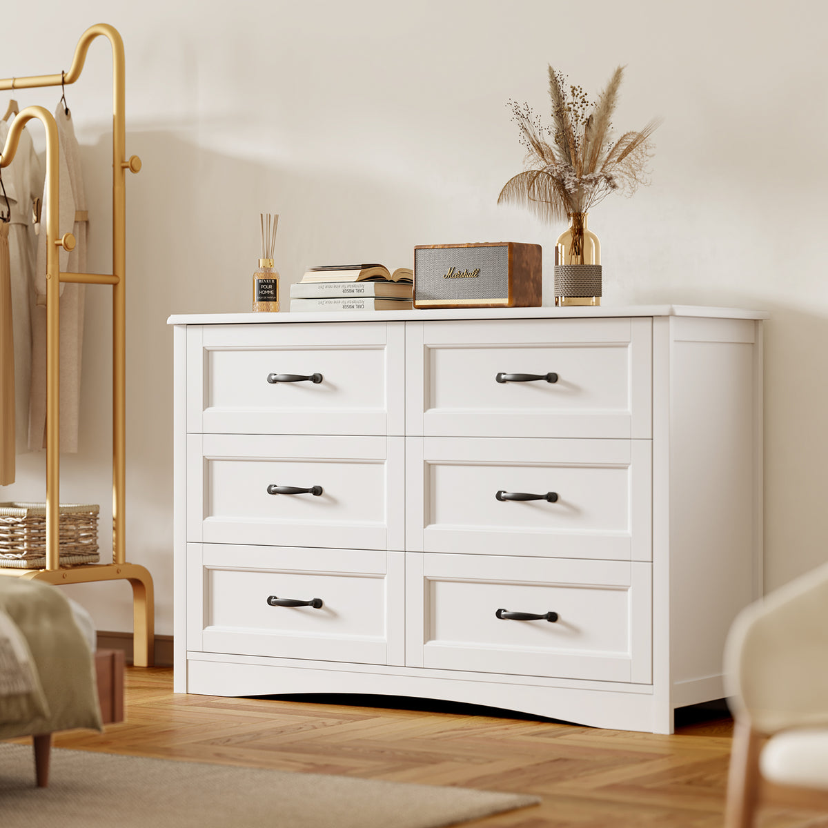 6 Drawer Dresser for Bedroom – Gizoon