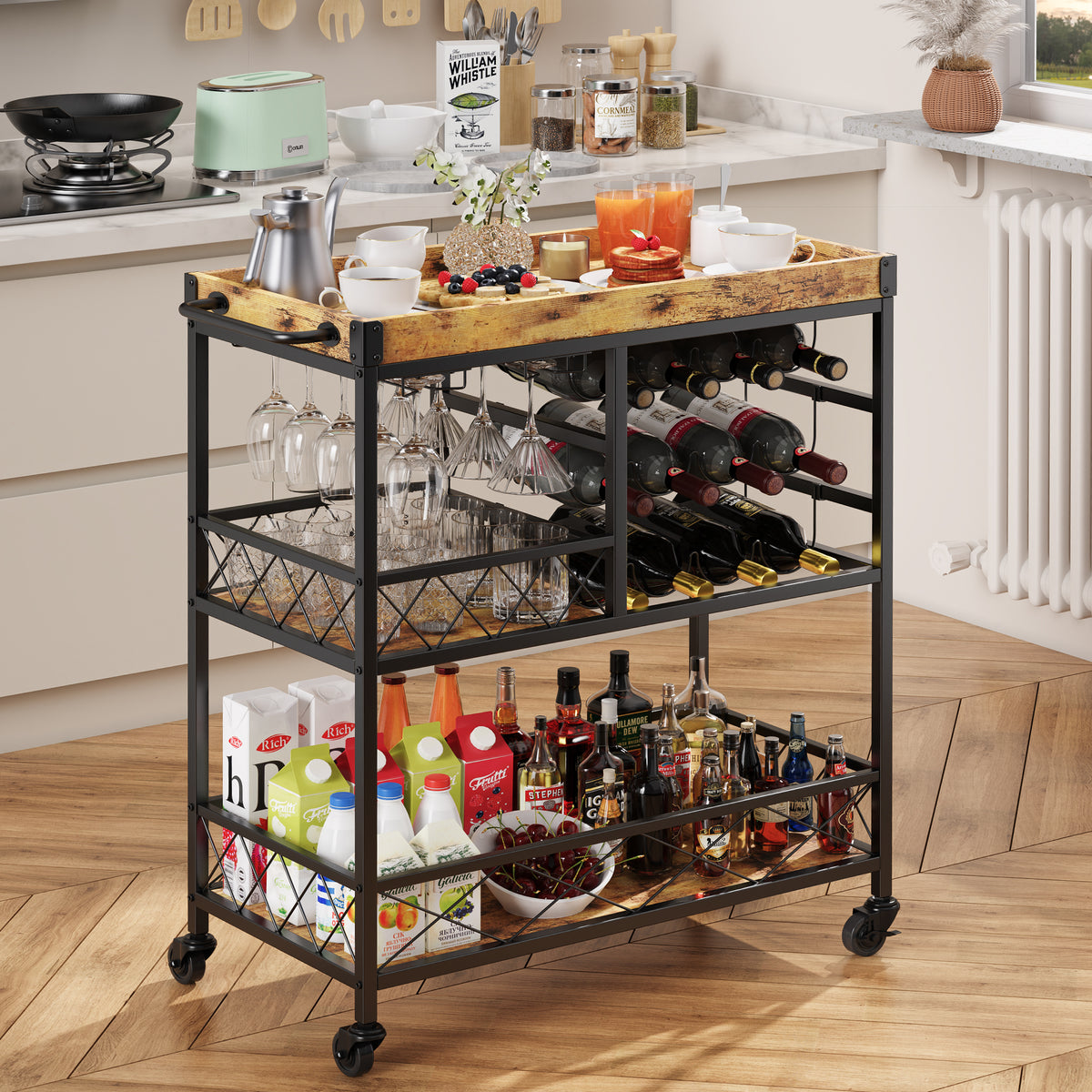 Home Bar Serving Cart – Gizoon