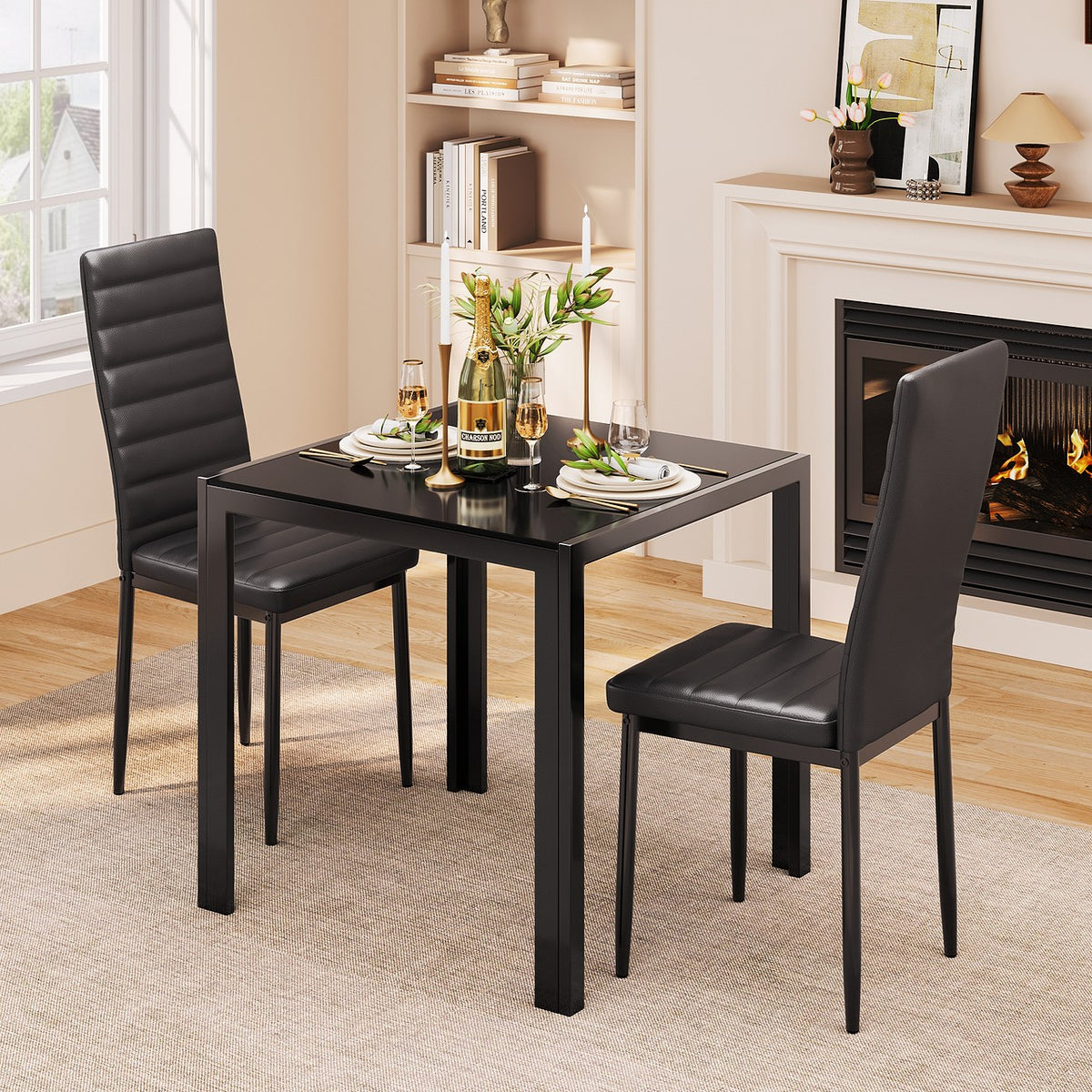 3 Piece Dining Table Set – Gizoon
