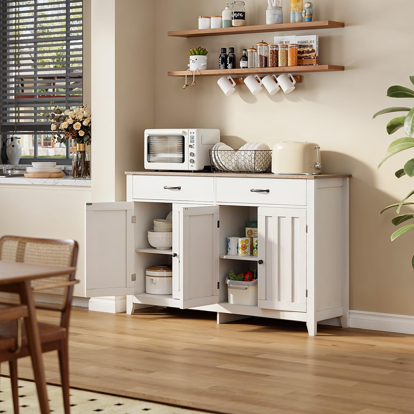 55" Sideboard Buffet Cabinet – Gizoon